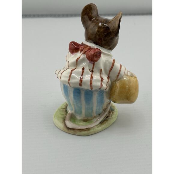 Vintage Beswick Beatrix Potter 1948 "Mrs Tittle Mouse" Porcelain Figurine RARE - Picture 4 of 10